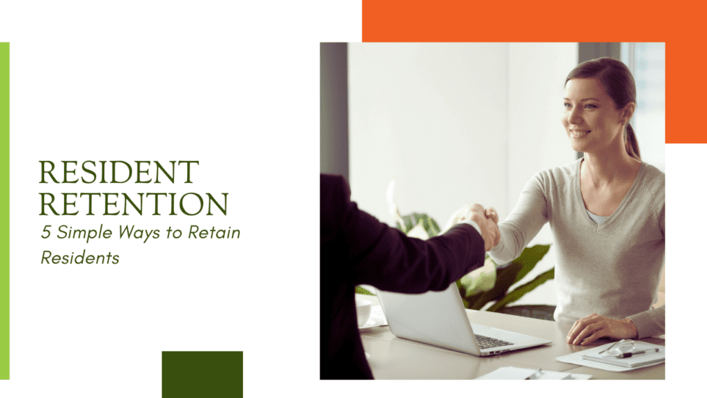 Resident Retention: 5 Simple Ways to Retain Residents - Article Banner